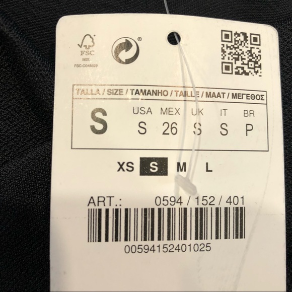 SOLD✖️Zara NWT Women’s Ballerina Tulle Wrap Dress Navy Blue Midi Skirt || Small - Picture 7 of 12